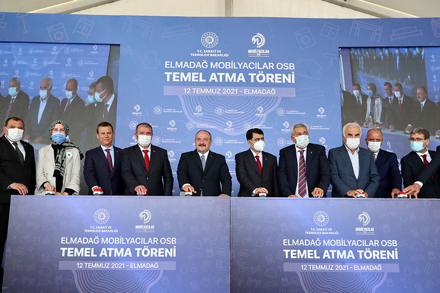 ELMADAĞ MOBİLYACILAR İHTİSAS OSB’NİN TEMELİ ATILDI